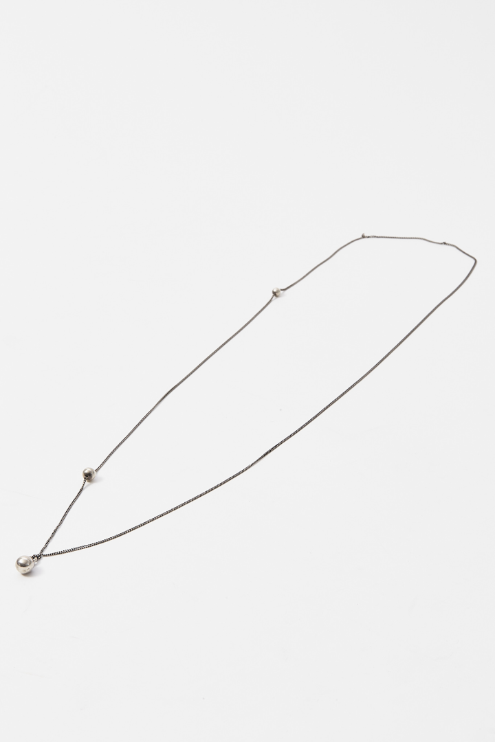 Fine Chain Pearl - Silver