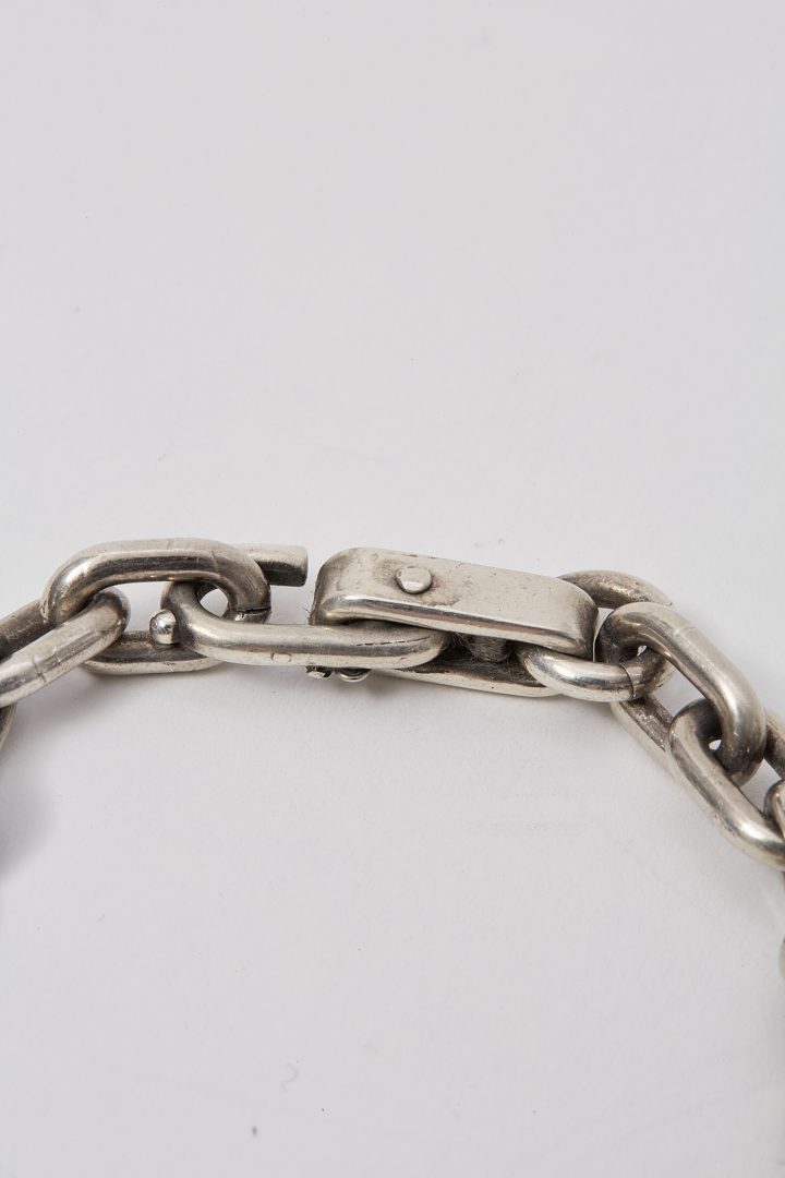 Bracelet Two Skulls - Silver