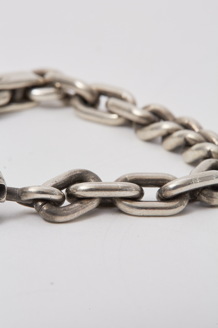 Bracelet Two Skulls - Silver