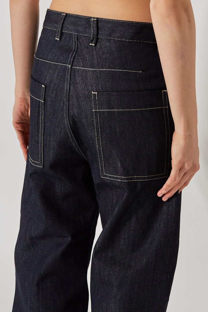 Cropped Casual Pants - Midnight