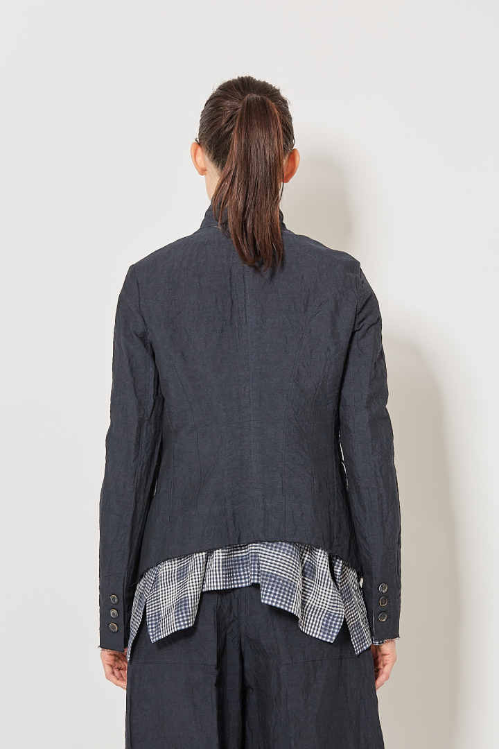 1/2 lined Cutaway Jacket - Navy