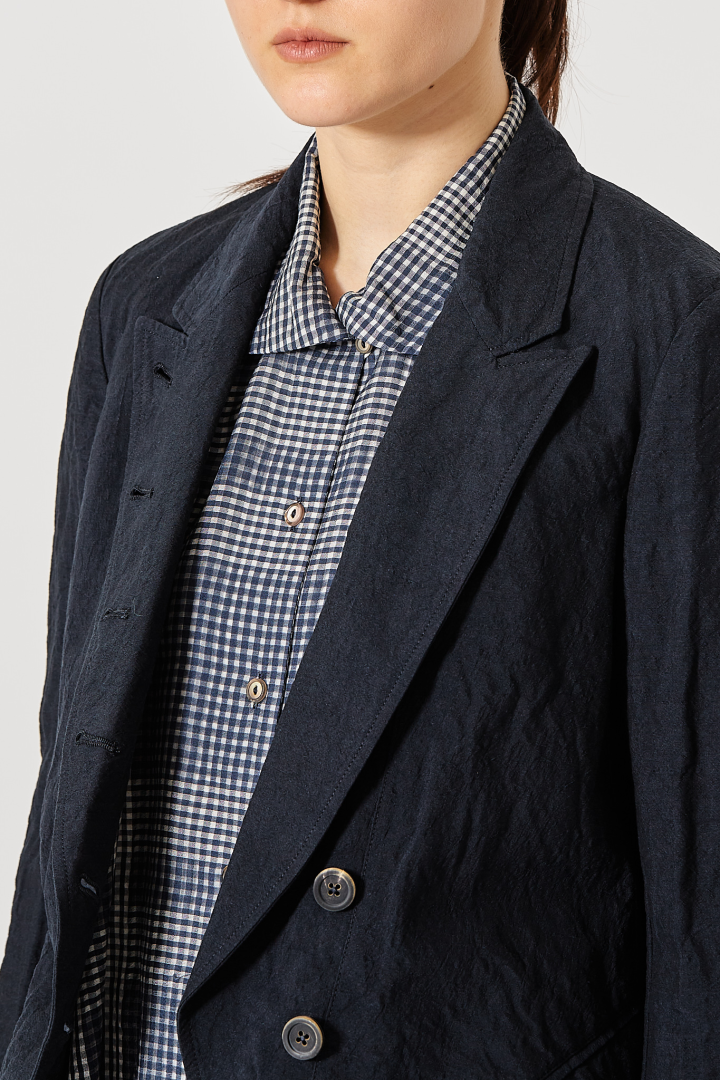 1/2 lined Cutaway Jacket - Navy
