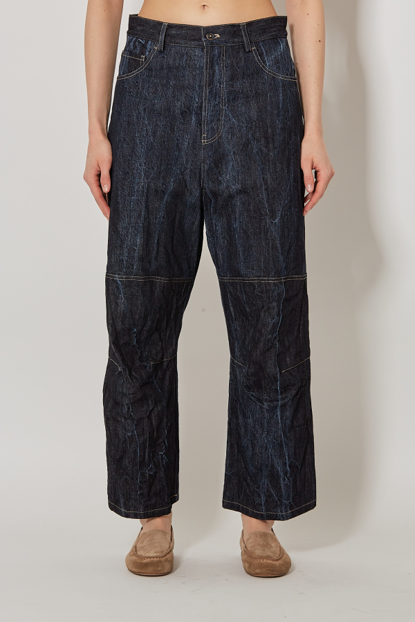 Skewed 5 Pocket Pants - Indigo