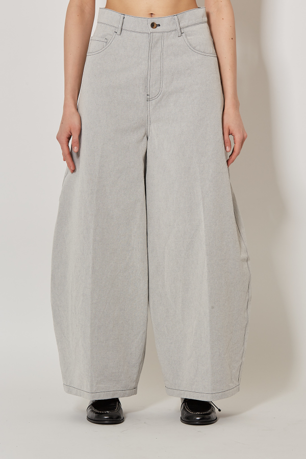 Rounded 5 Pocket Pants - Haze