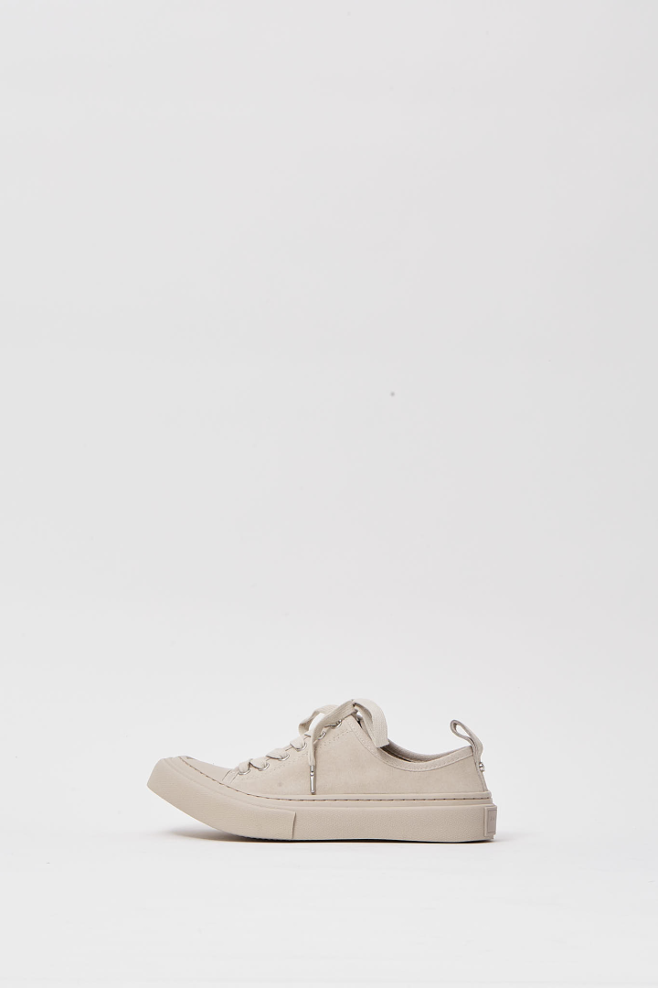 Halli Vulcanized Low-Top Sneaker - Chalk