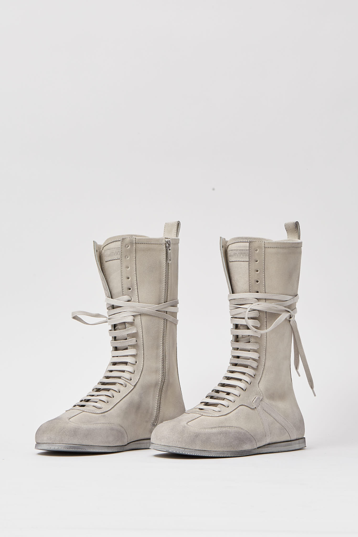 Fides Soft High-Top Boxing Sneakers - Chalk