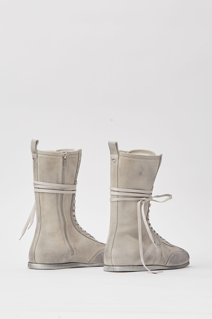 Fides Soft High-Top Boxing Sneakers - Chalk