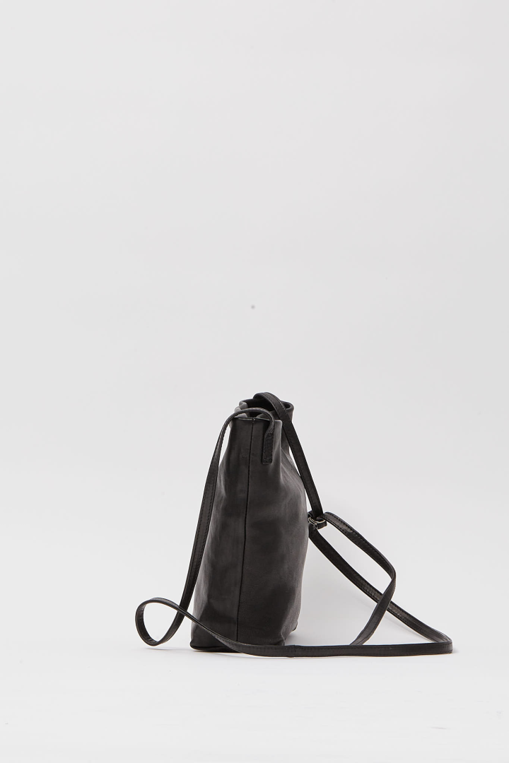 Ger Mini Soft Shoulder Bag - Black