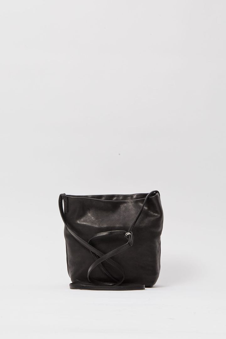 Ger Mini Soft Shoulder Bag - Black