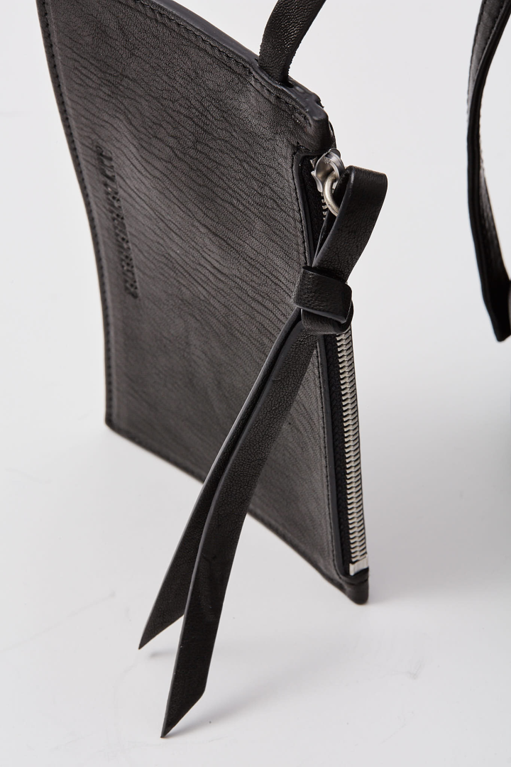 Ger Mini Soft Shoulder Bag - Black