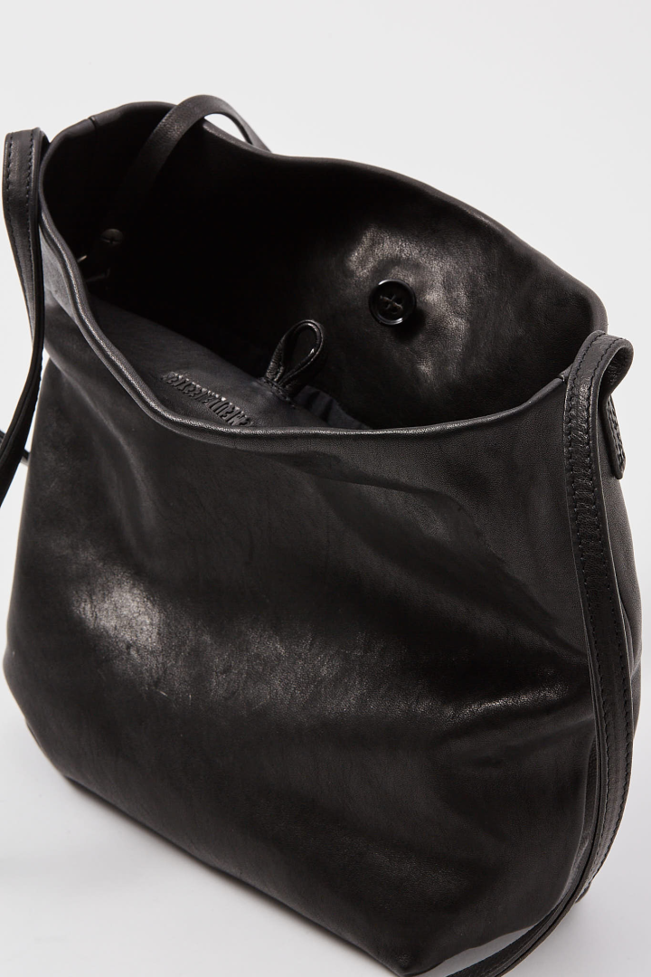 Ger Mini Soft Shoulder Bag - Black