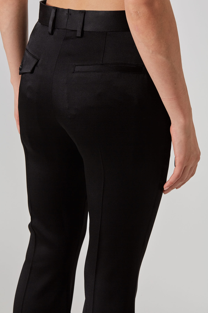 Adri Bootcut Trousers - Black