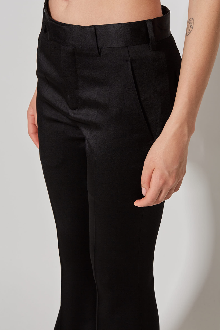 Adri Bootcut Trousers - Black