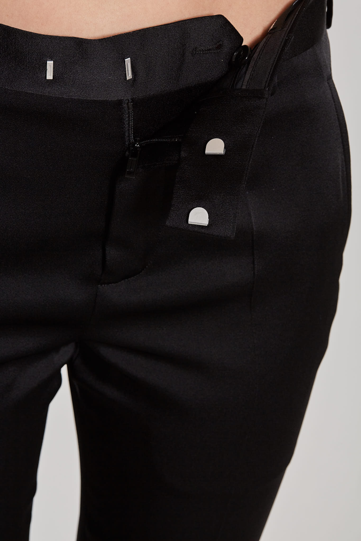 Adri Bootcut Trousers - Black