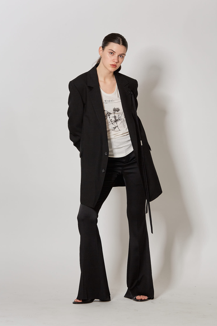 Adri Bootcut Trousers - Black