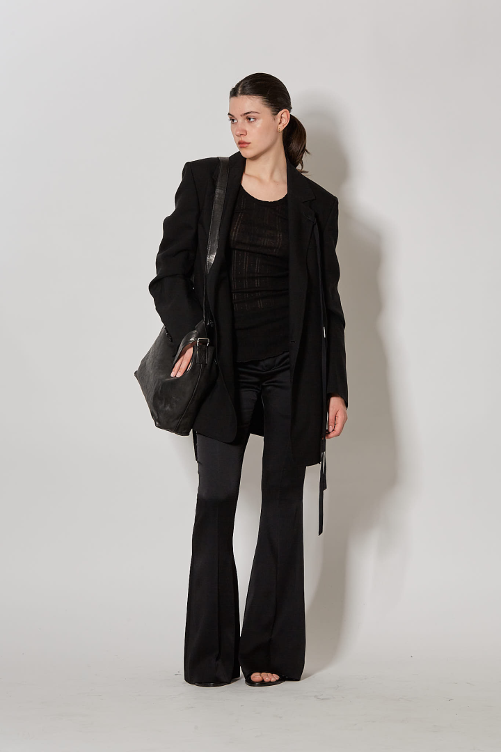 Adri Bootcut Trousers - Black