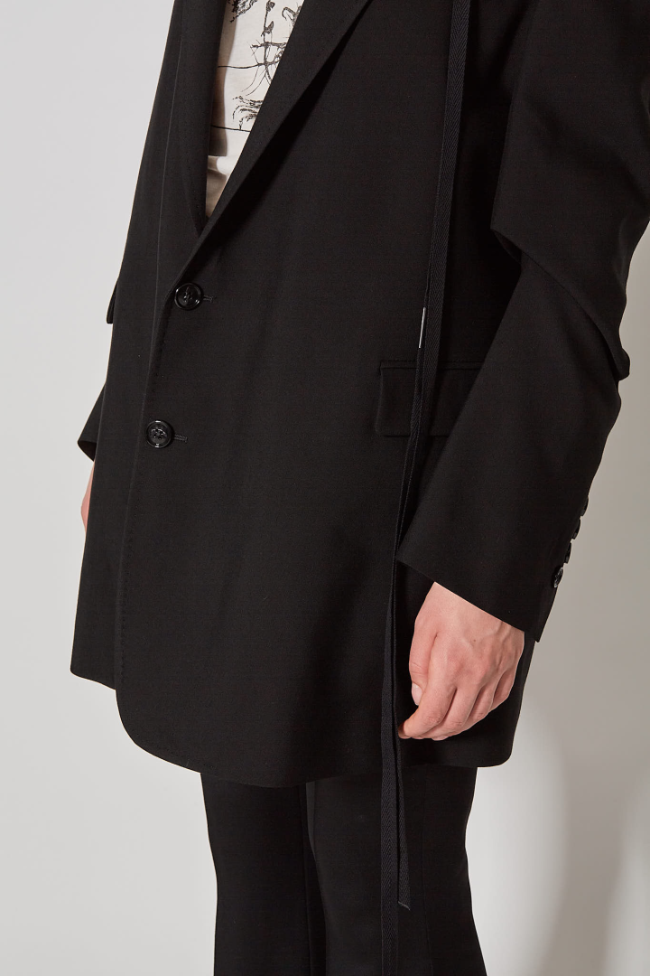 Agnes High Comfort Tailored Jacket Visco - Black
