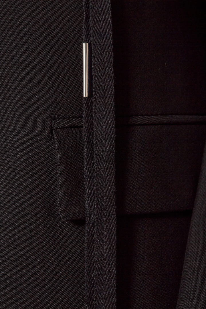 Agnes High Comfort Tailored Jacket Visco - Black