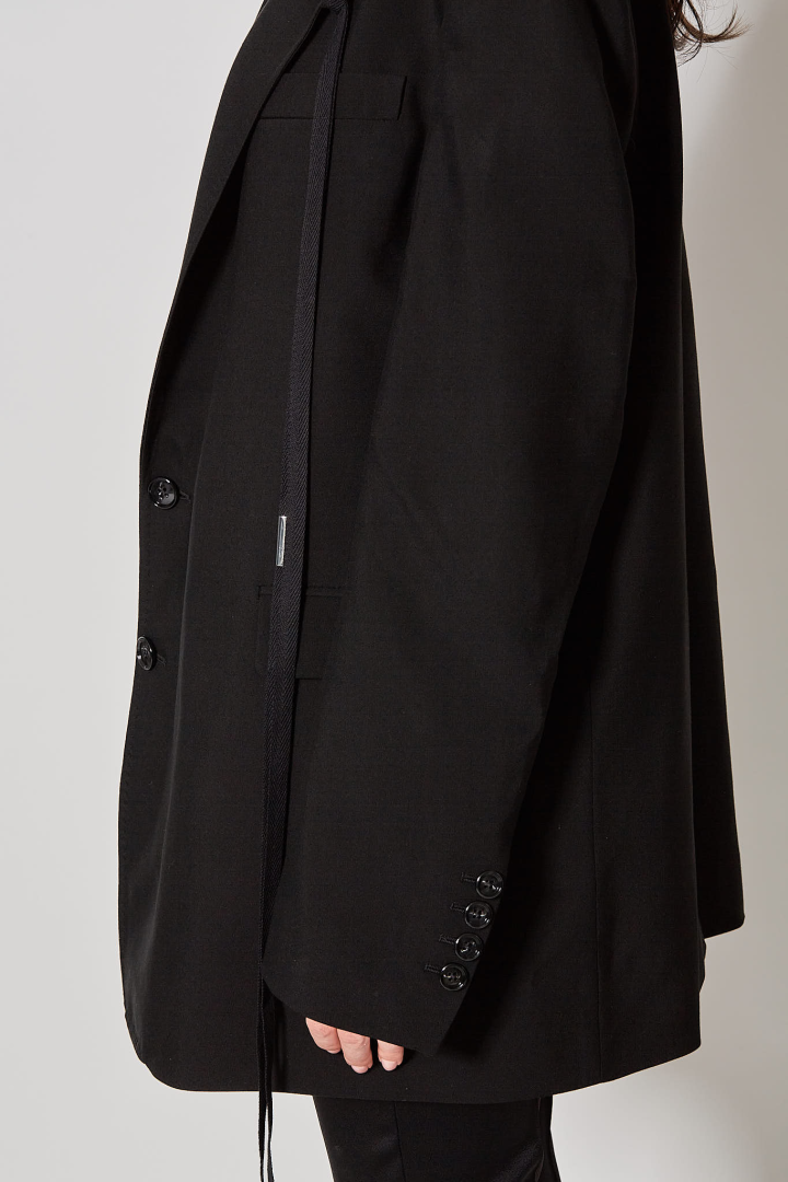 Agnes High Comfort Tailored Jacket Visco - Black