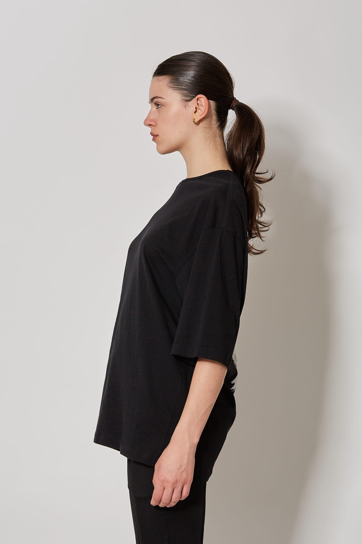 Aga High Comfort T-Shirt - Black
