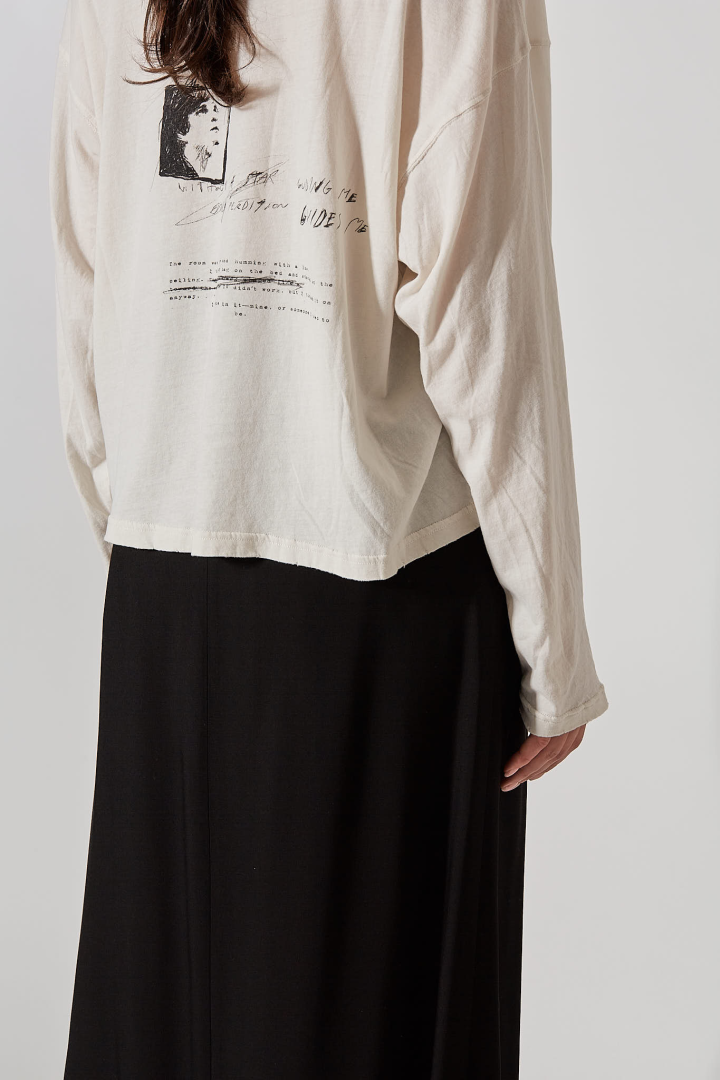 Nikita Relax Fit Long Sleeve Boxy Tee - Ivory