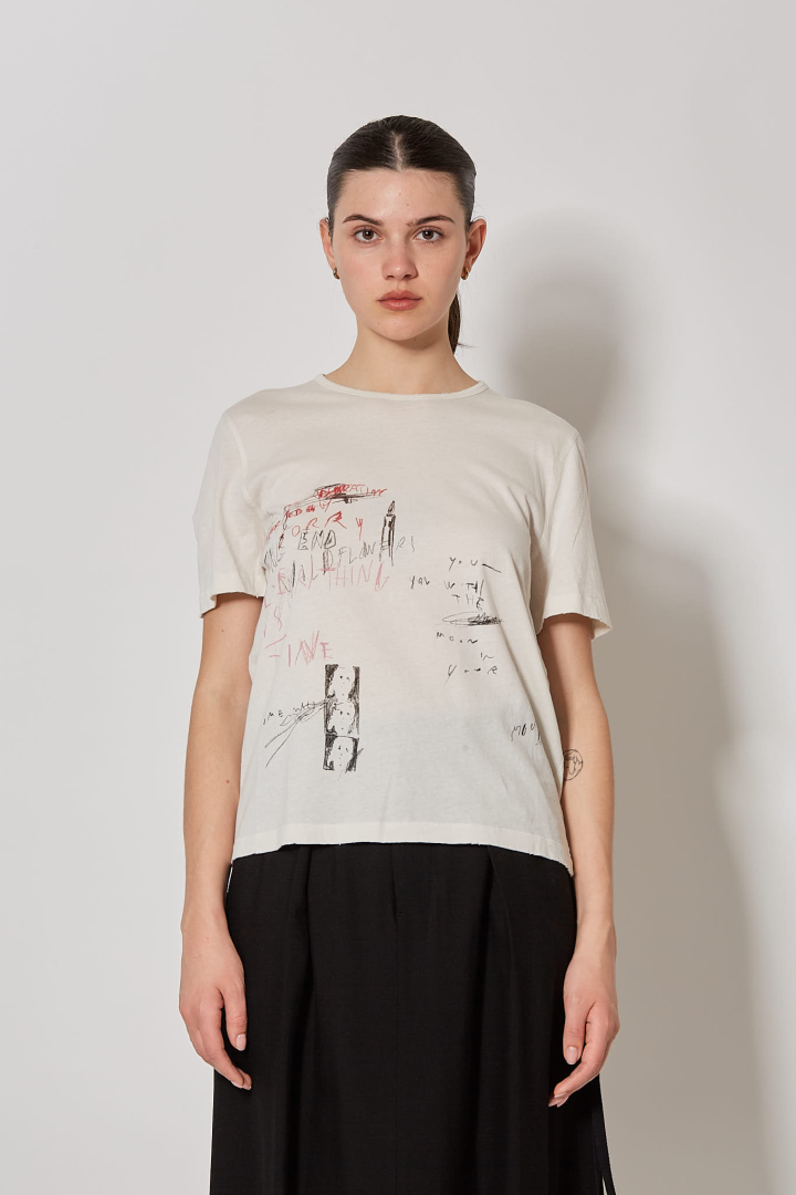 Fanie Standard T-Shirt - Ivory