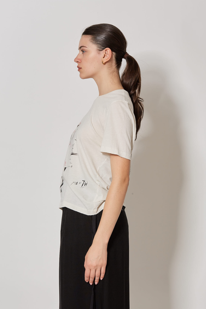 Fanie Standard T-Shirt - Ivory