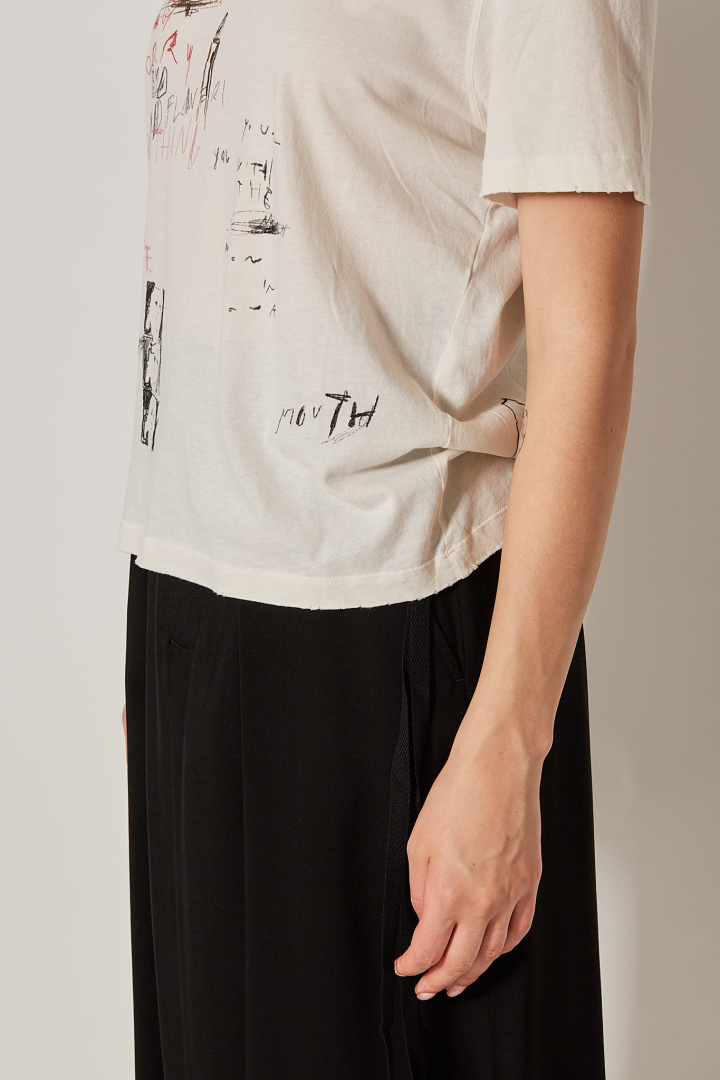 Fanie Standard T-Shirt - Ivory