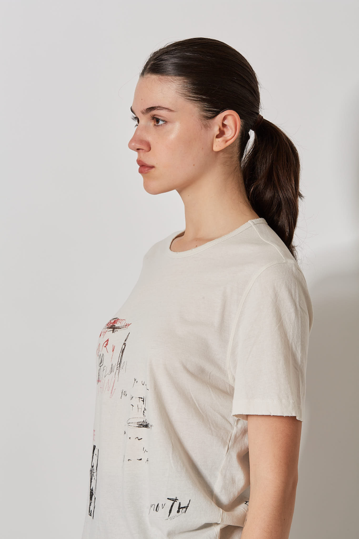 Fanie Standard T-Shirt - Ivory