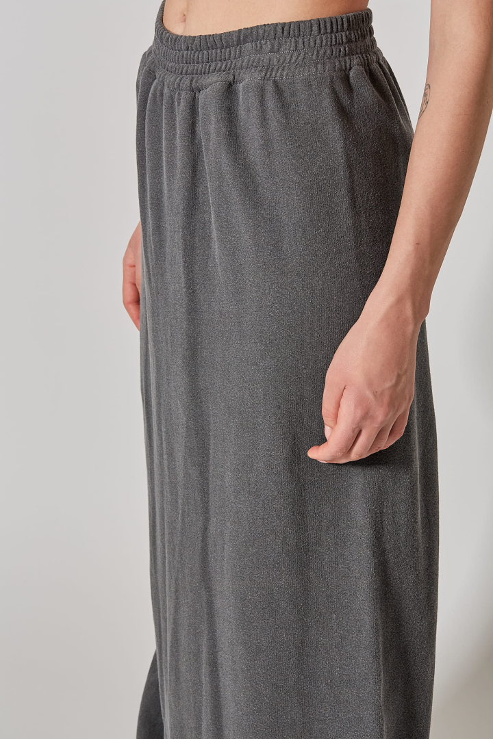 Tracksuit Skirt Pants - Grey
