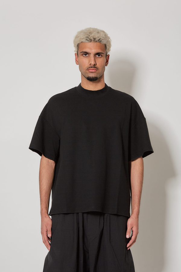 Midd Collar Withdraw Hem - Black