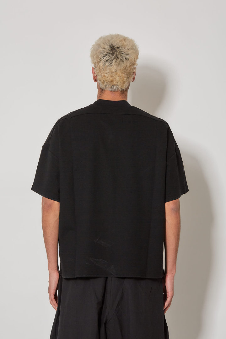 Midd Collar Withdraw Hem - Black