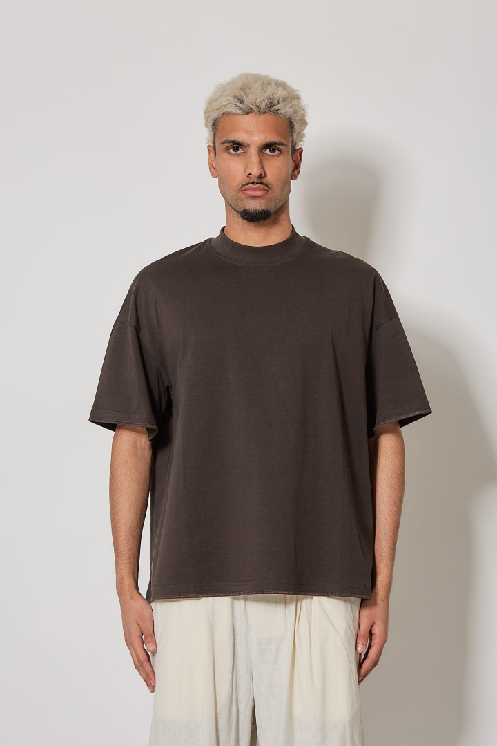 Midd Collar Withdraw Hem - Deep Umber