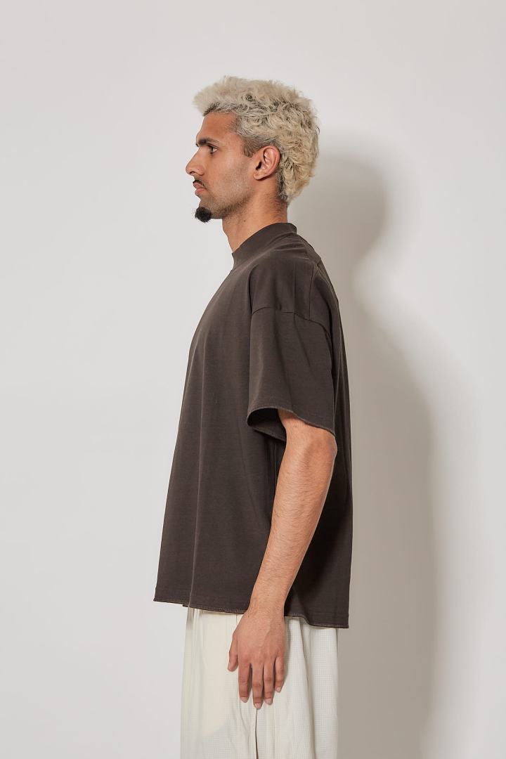 Midd Collar Withdraw Hem - Deep Umber