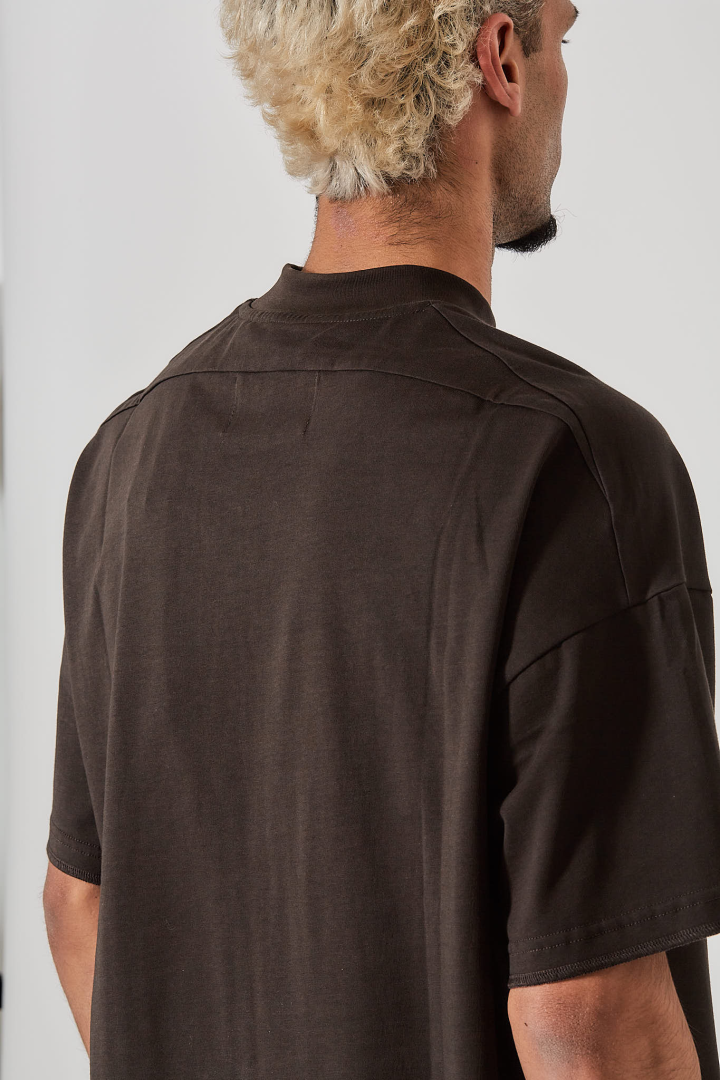 Midd Collar Withdraw Hem - Deep Umber