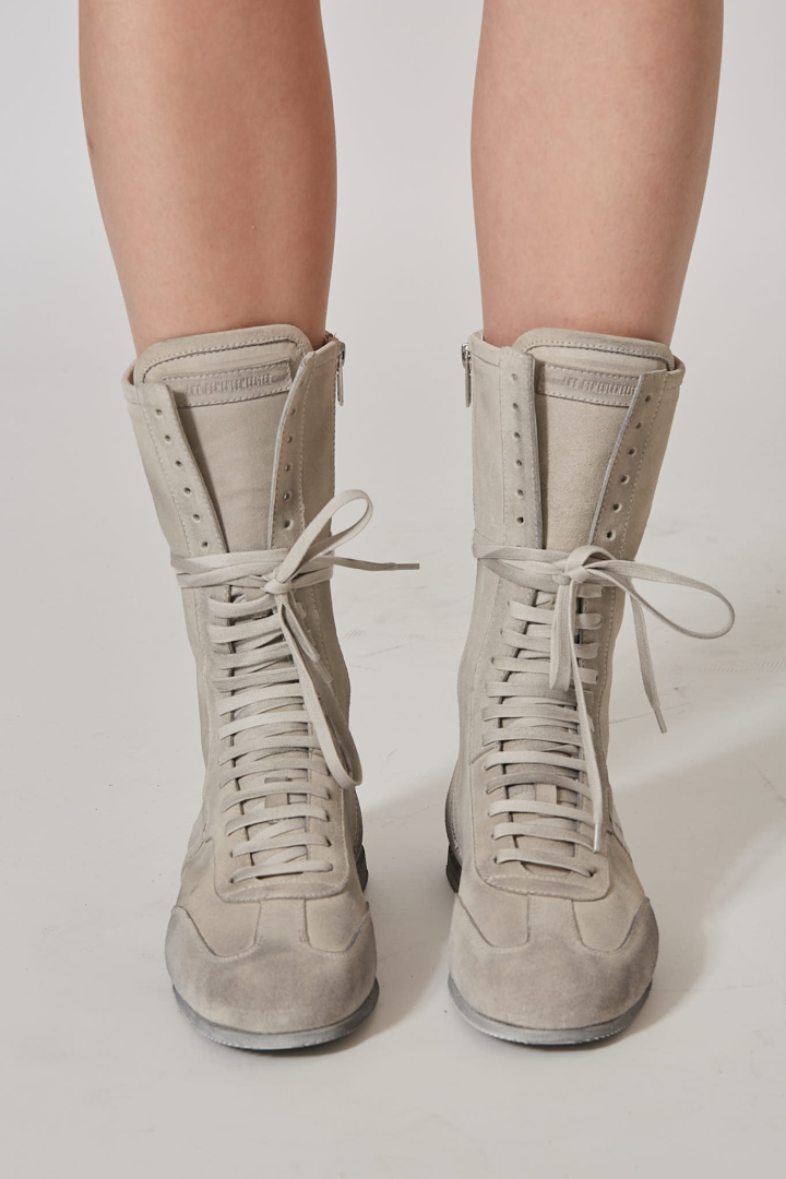 Fides Soft High-Top Boxing Sneakers - Chalk