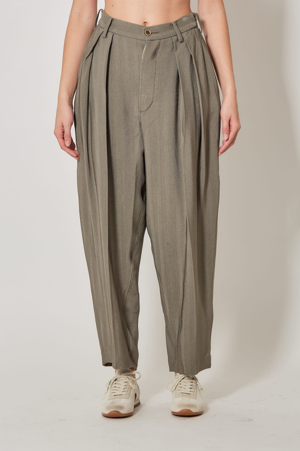 Pirde Pants - Grey/Green
