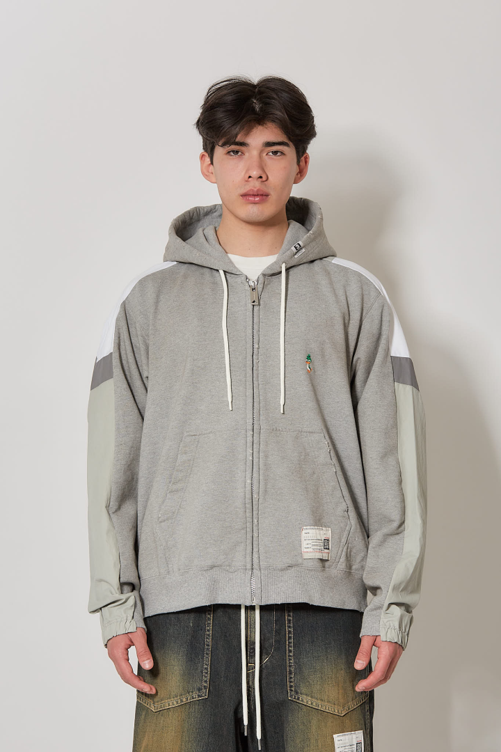 Track Jacket Combined Parka - Gray