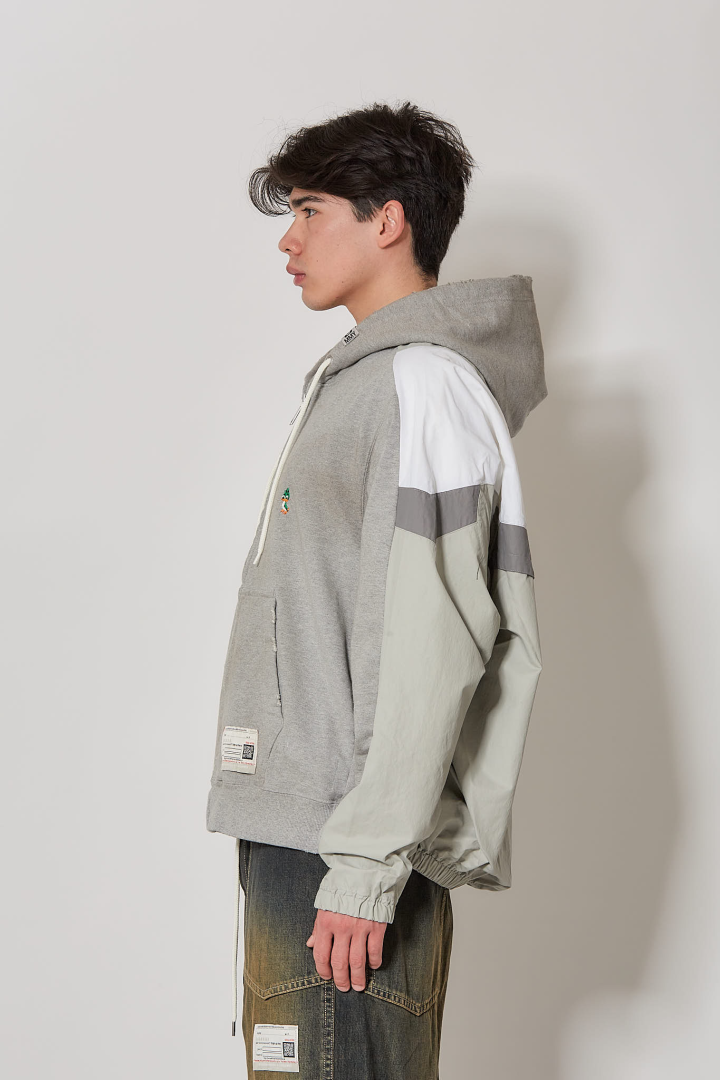 Track Jacket Combined Parka - Gray