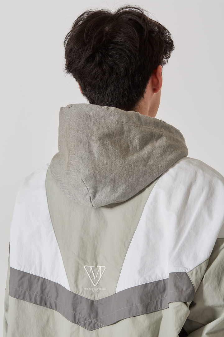 Track Jacket Combined Parka - Gray
