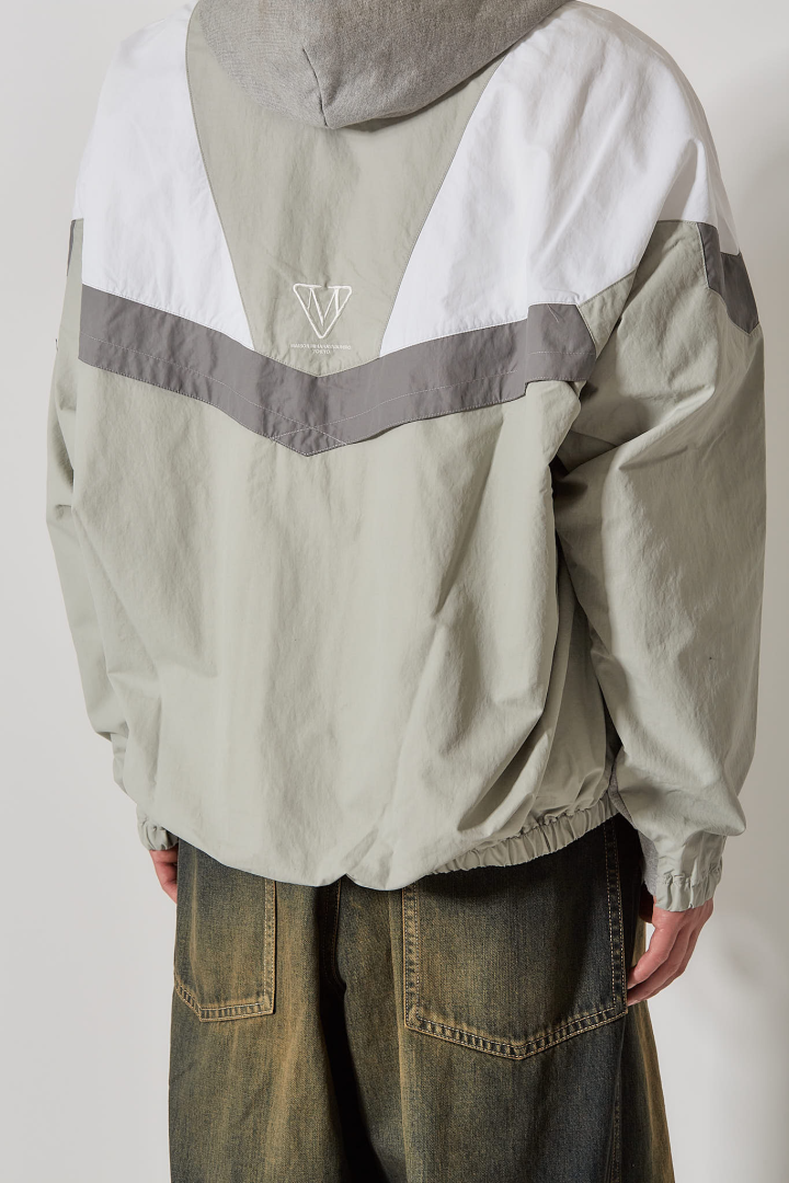 Track Jacket Combined Parka - Gray