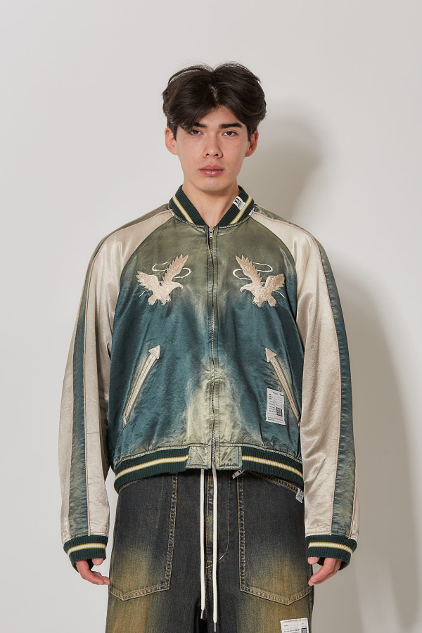 Sun Faded Sukajan - DK. Green