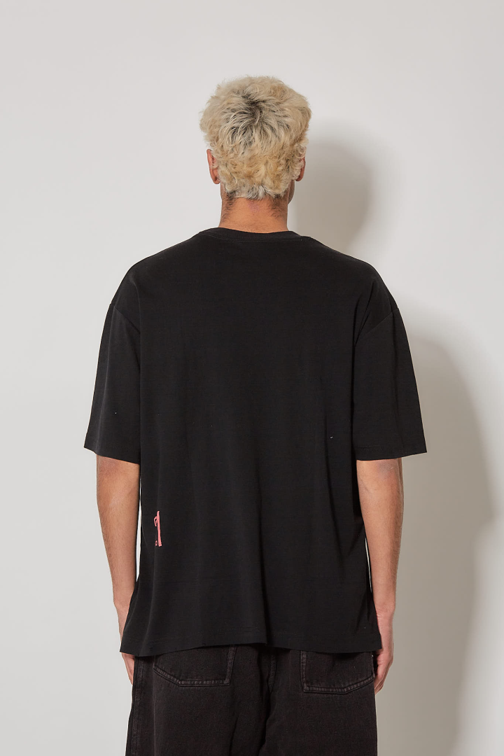 ‘’Logo’’ Oversized Tee - Black