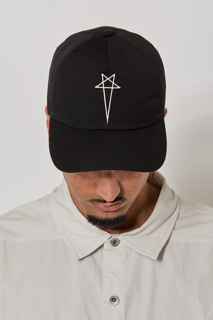 Berretto Con Visiera Ricamato Baseball Cap - Black/Pearl