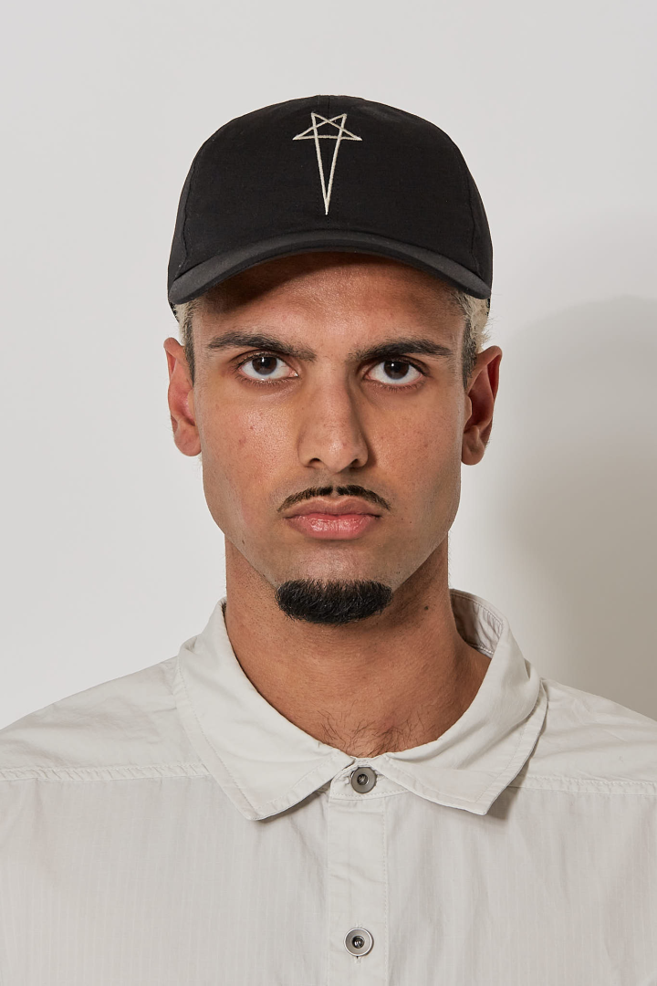 Berretto Con Visiera Ricamato Baseball Cap - Black/Pearl