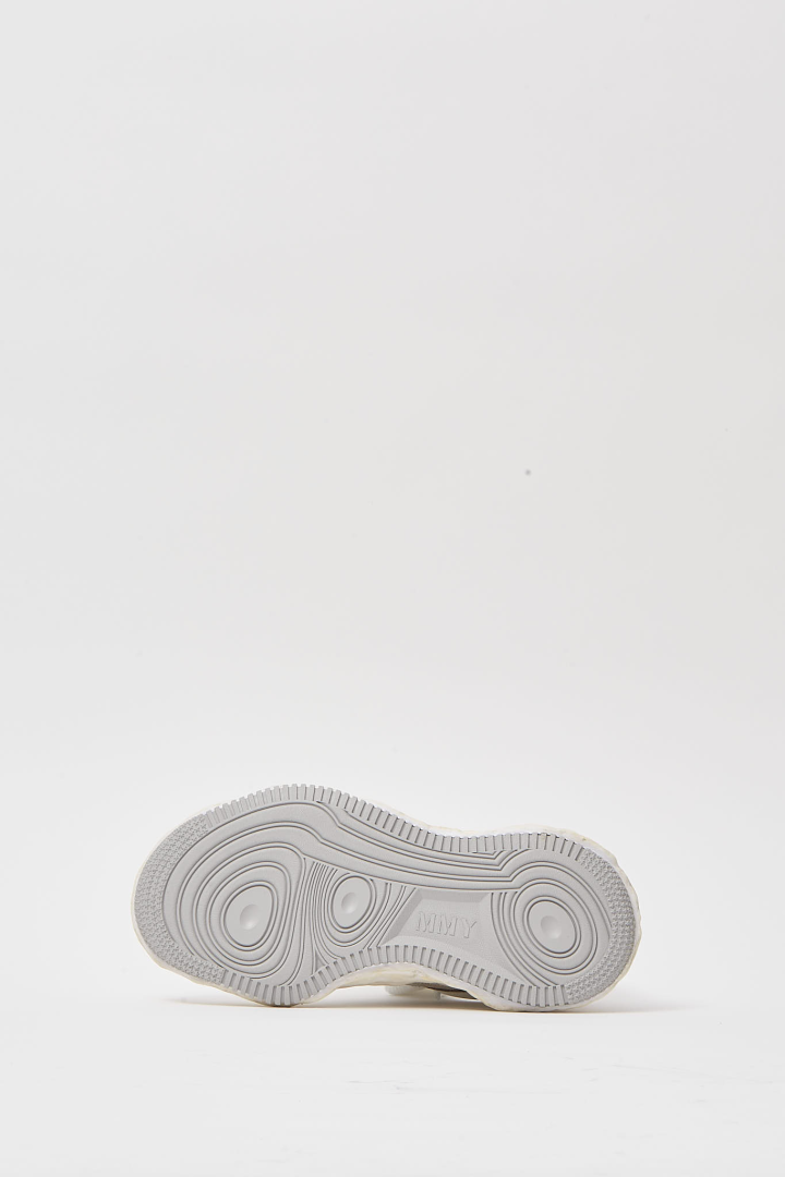 Wayne / Original Sole Shrink Leather Low - Top Sneaker - White