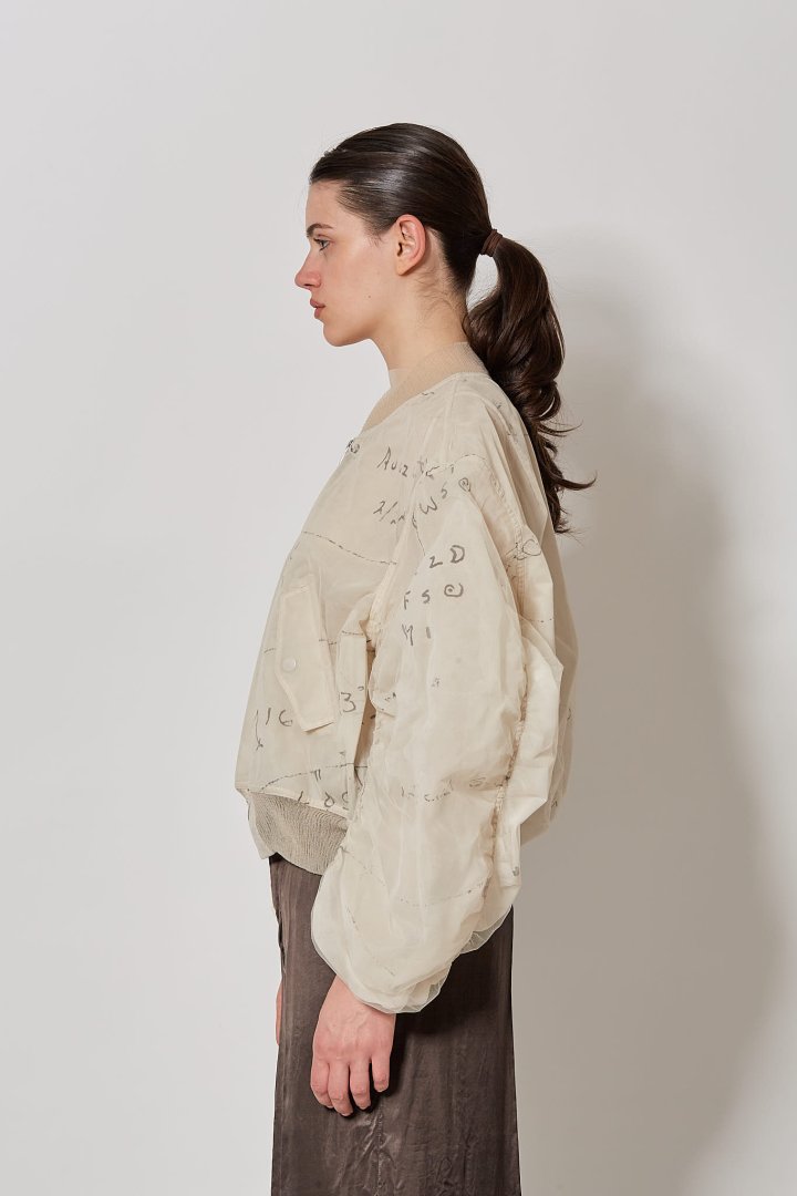 Bomber Secchia Flight - Sand/Milk/Black
