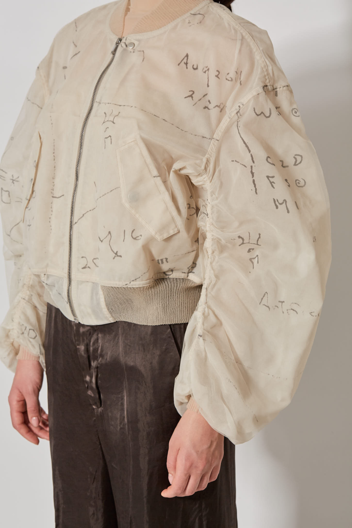 Bomber Secchia Flight - Sand/Milk/Black