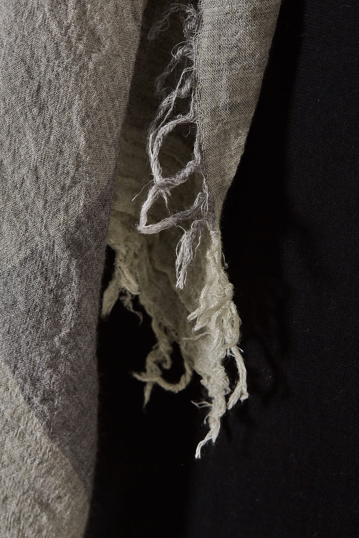 Checker Scarf -Sage Check