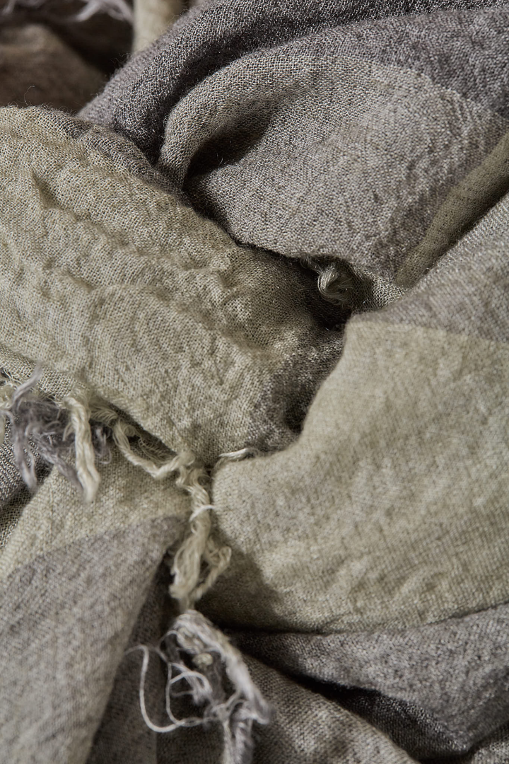 Checker Scarf -Sage Check